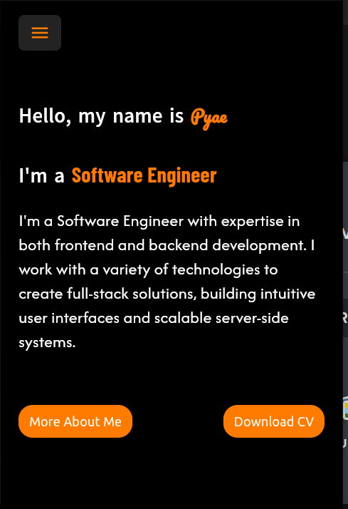 Flutter Portfolio App